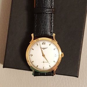 LONGINES 14K GOLD CASE 1958 VINTAGE MANUAL WINDING